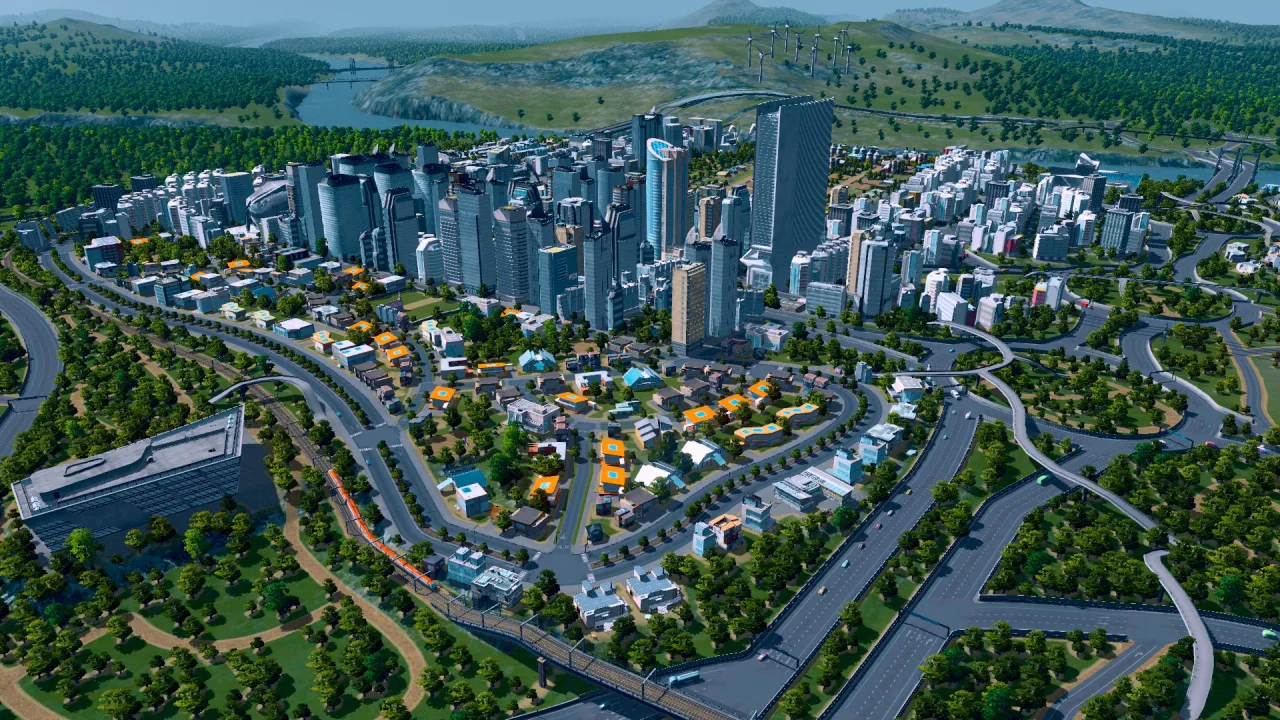 Cena do jogo Cities: Skylines