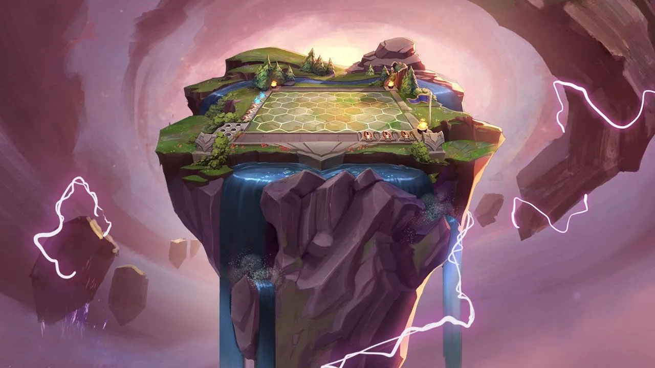 Cena do jogo Teamfight Tactics