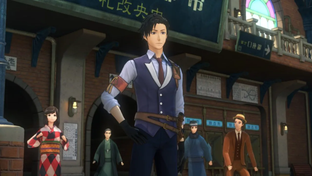 Cena do jogo Sakura Wars