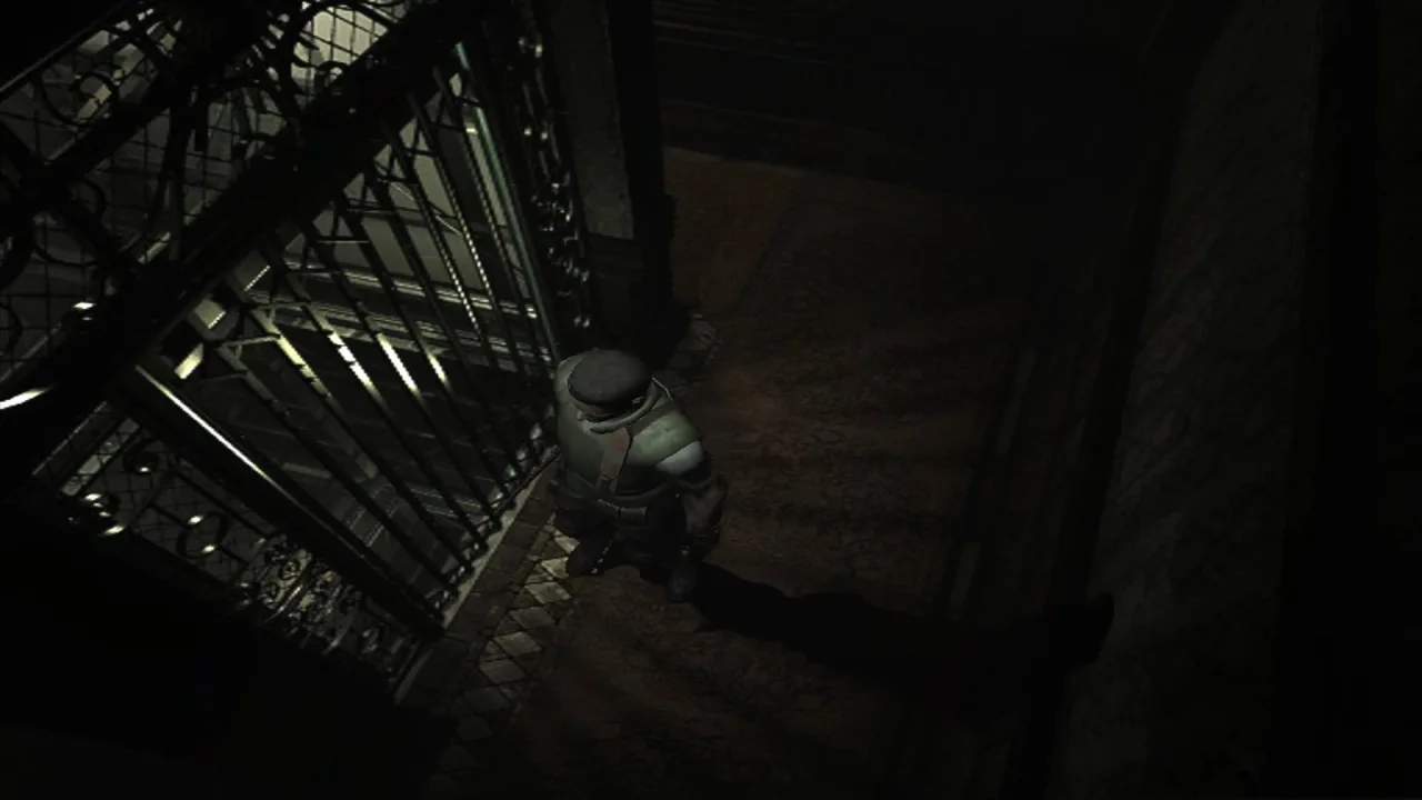 Cena do jogo Resident Evil
