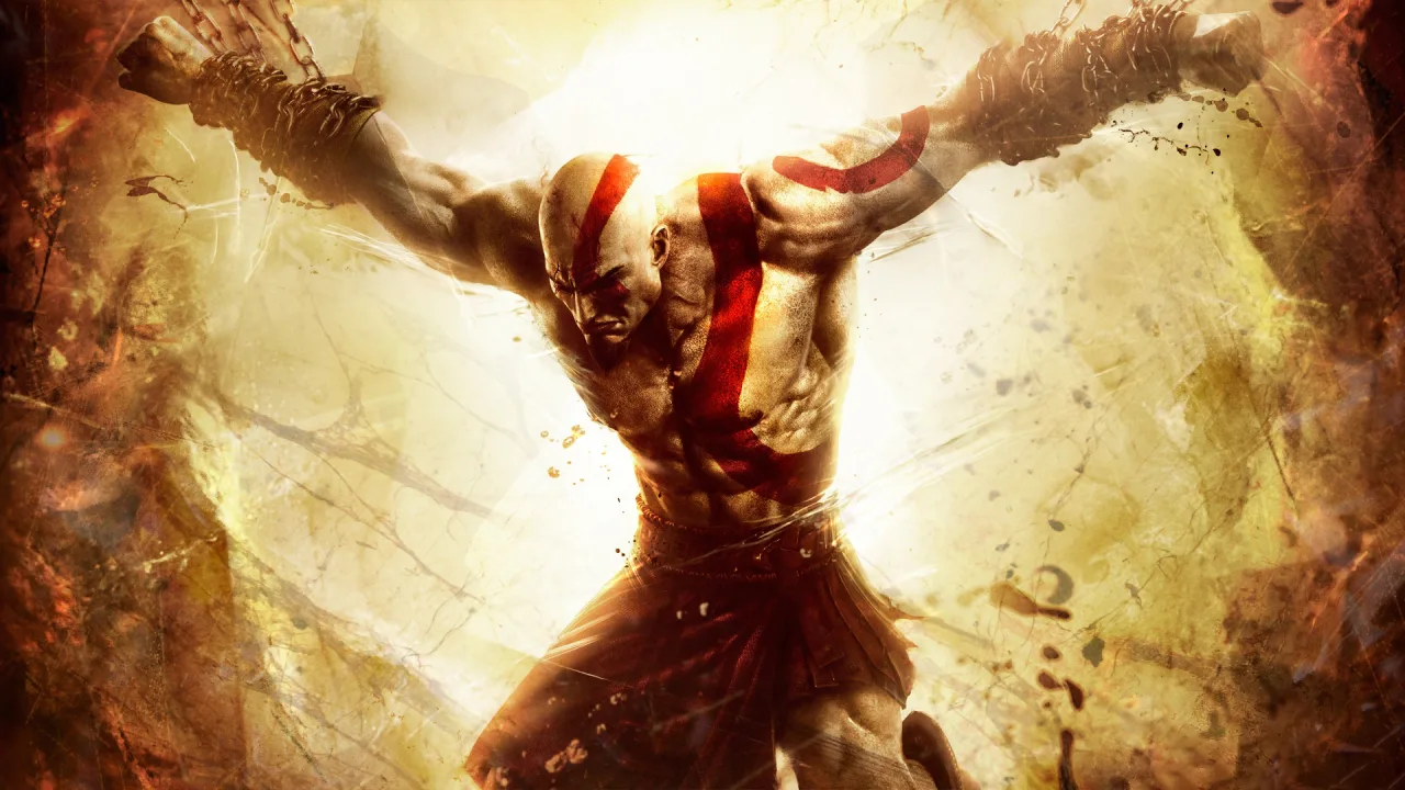 Cena do jogo God of War Laufey