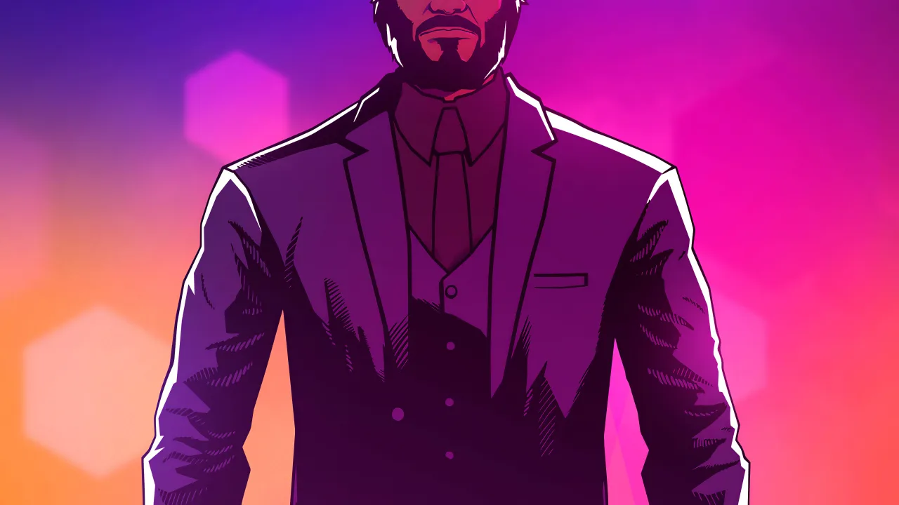 Cena do jogo John Wick Hex