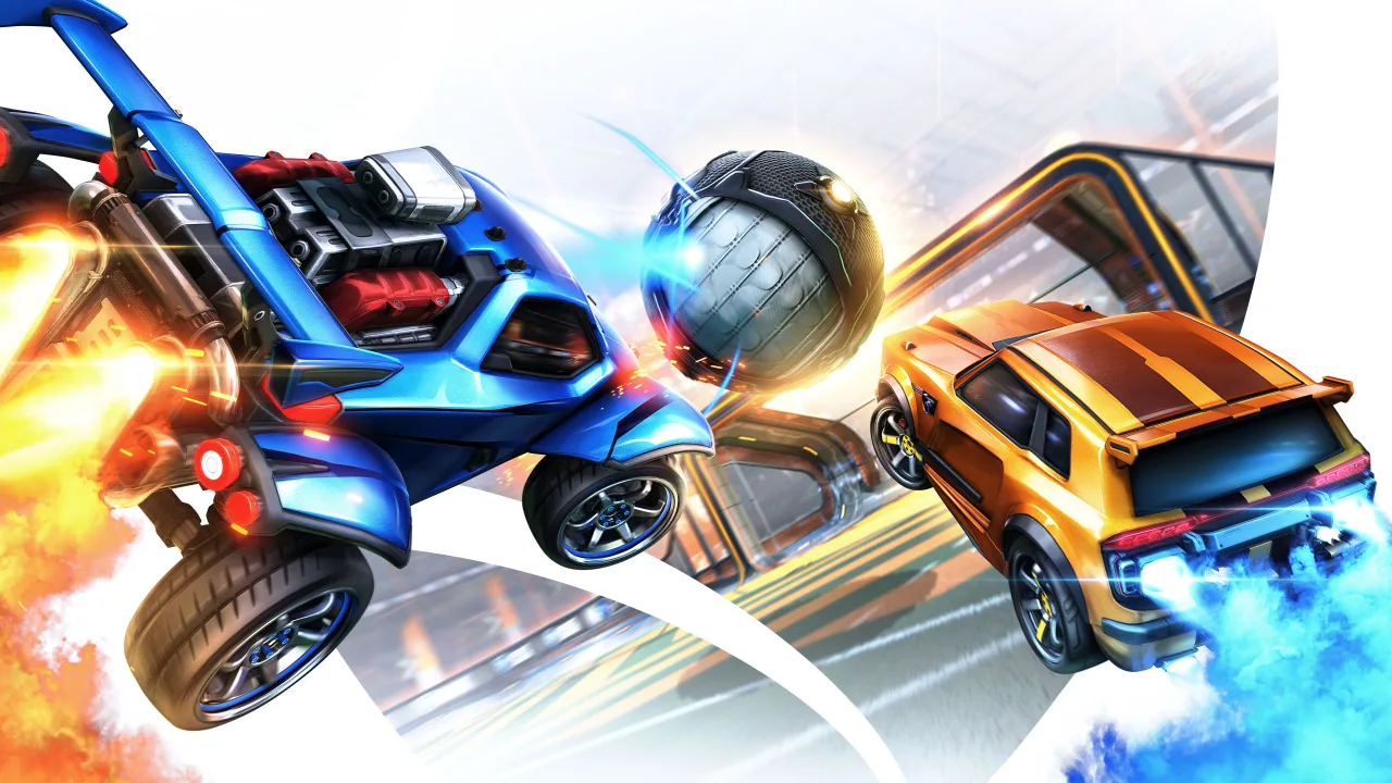 Cena do jogo Rocket League