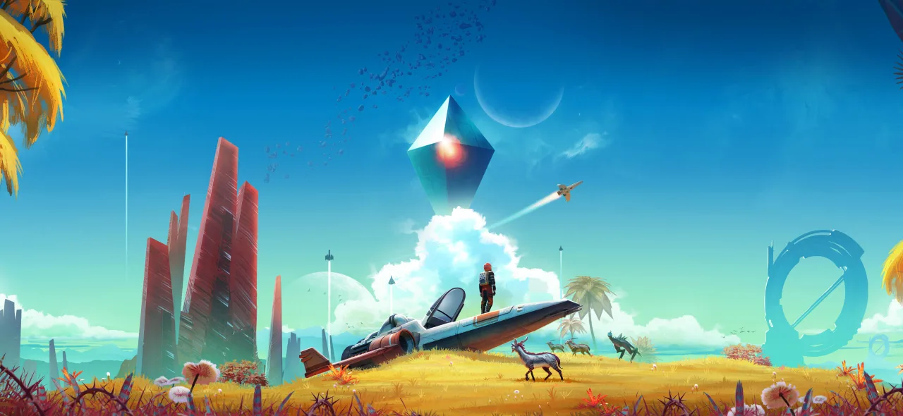 Cena do jogo No Man's Sky