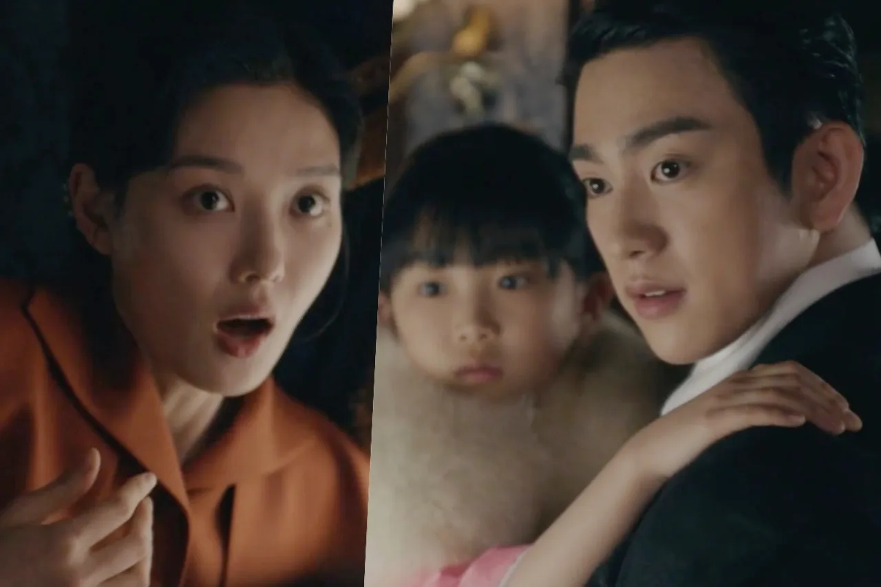 Kim You Jung (Lee Ga Kyeong) surrupia a carteira de Park Jinyoung no meio da aglomeração dentro de um trem