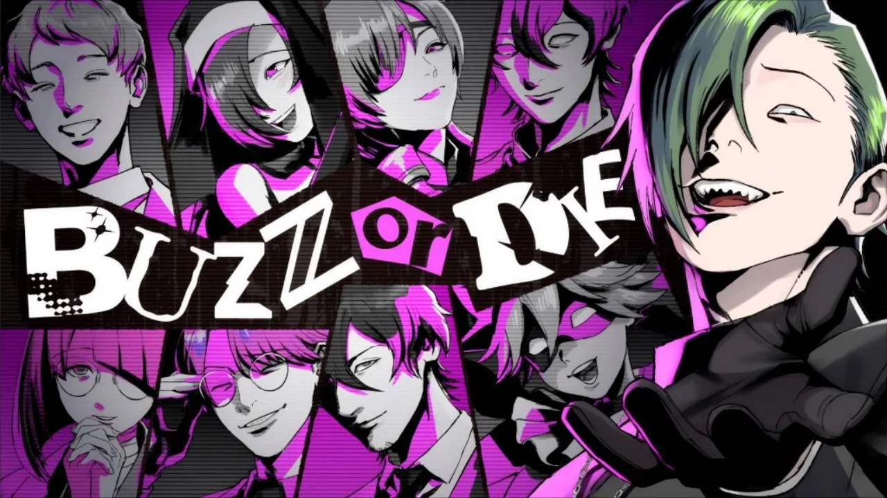 Imagem ilustrativa: BUZZ or DIE: O reality show mortal que pode redefinir visual novels