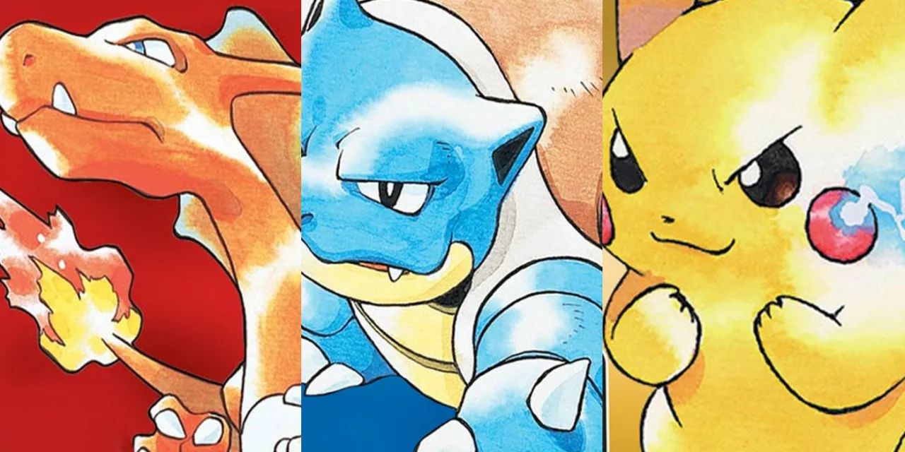 Cena do jogo Pokémon Red