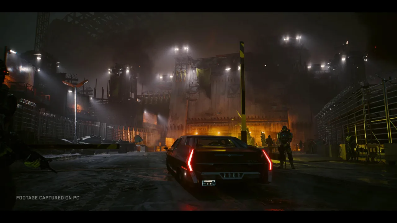 Cena do jogo Cyberpunk 2077