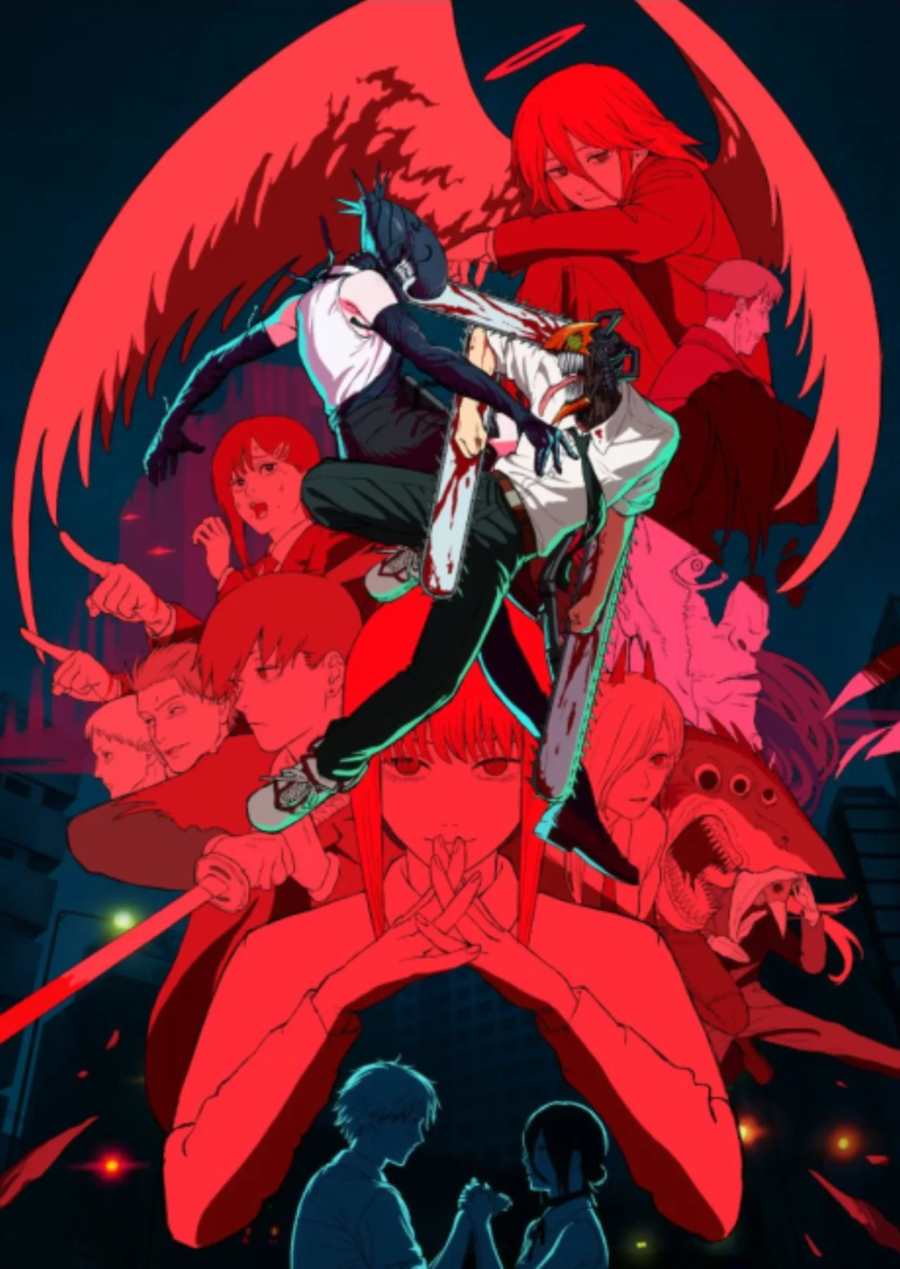 Cena do anime Chainsaw Man