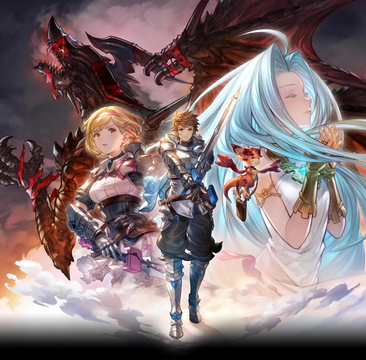 Cena do jogo Granblue Fantasy: Relink