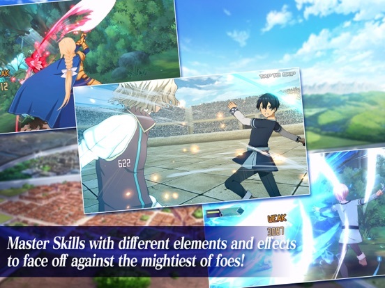 Cena do jogo Sword Art Online