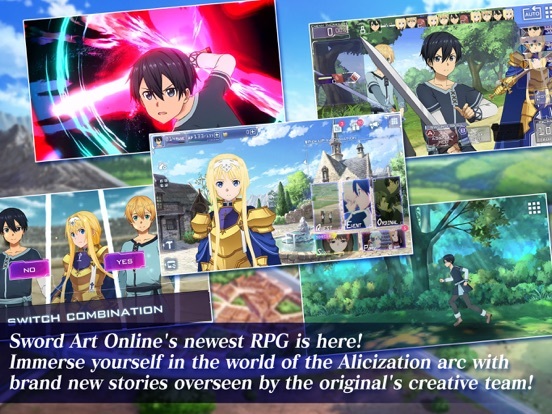 Cena do jogo Sword Art Online