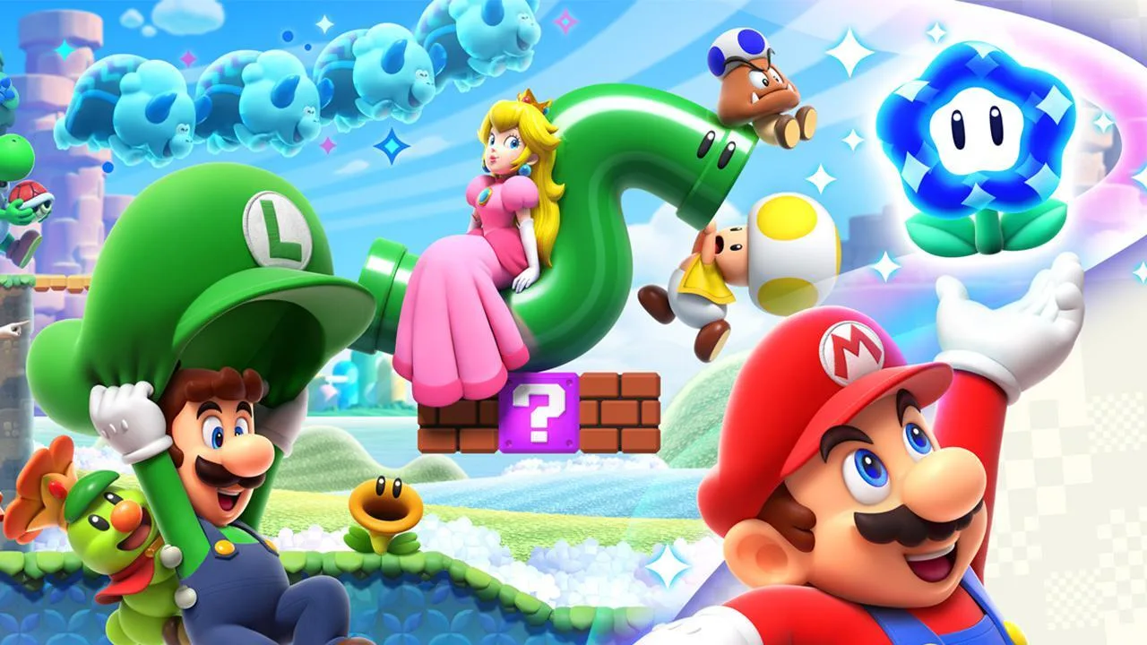 Cena do jogo Super Mario Bros. Wonder
