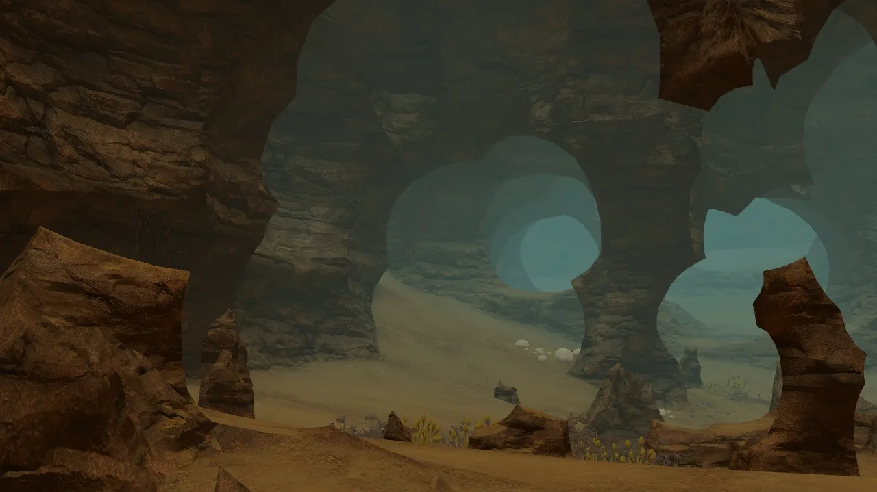Cena do jogo Final Fantasy XIV