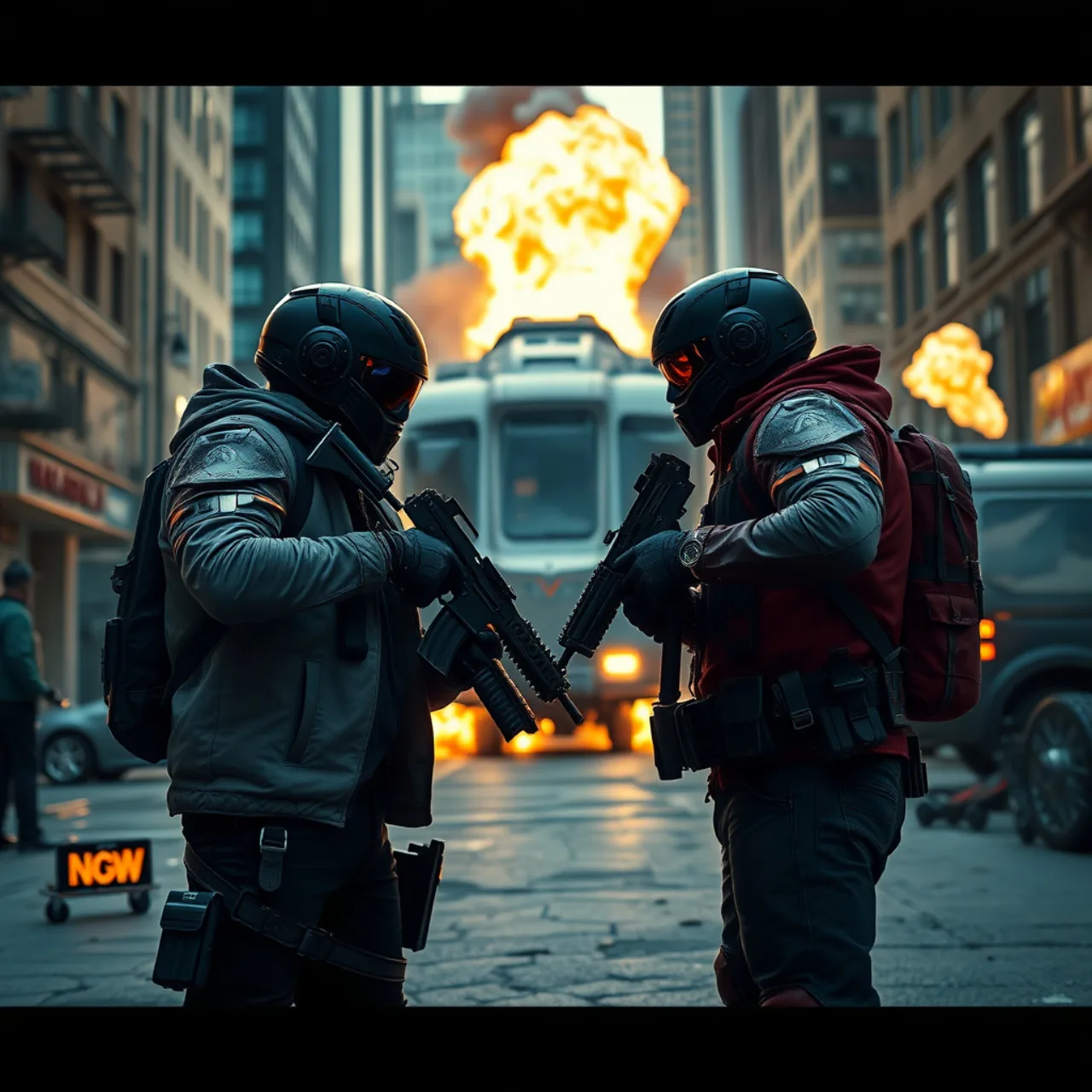 Imagem ilustrativa: Deadpool vs Punisher: o confronto definitivo em "Big Guns"