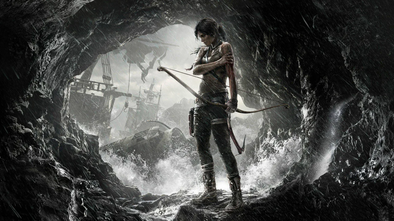 Cena do jogo Tomb Raider
