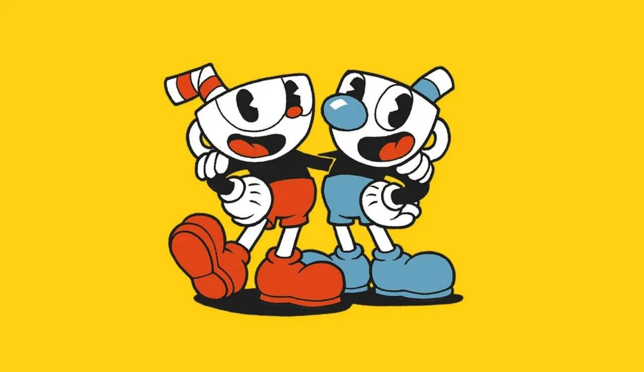 Cena do jogo Cuphead
