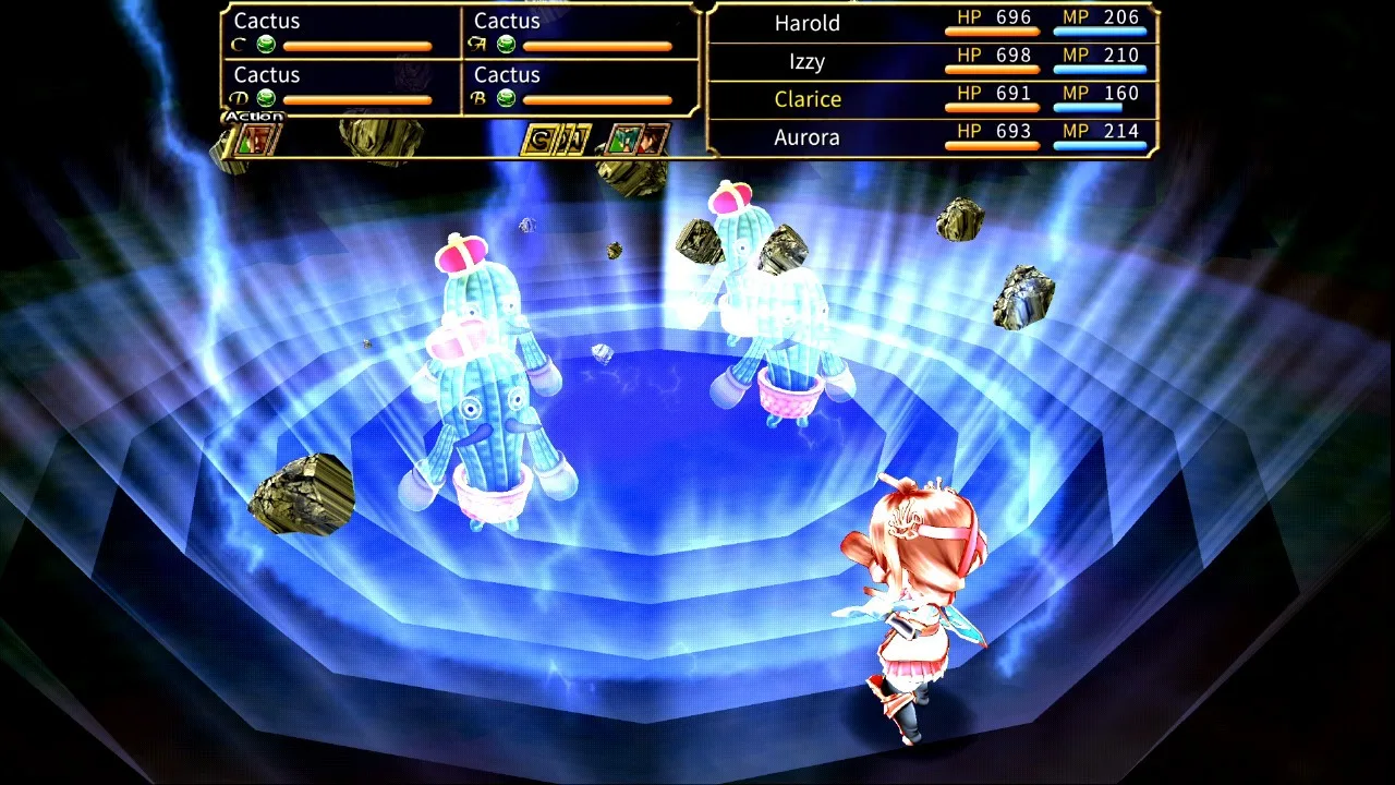 Cena do jogo Sephiroth
