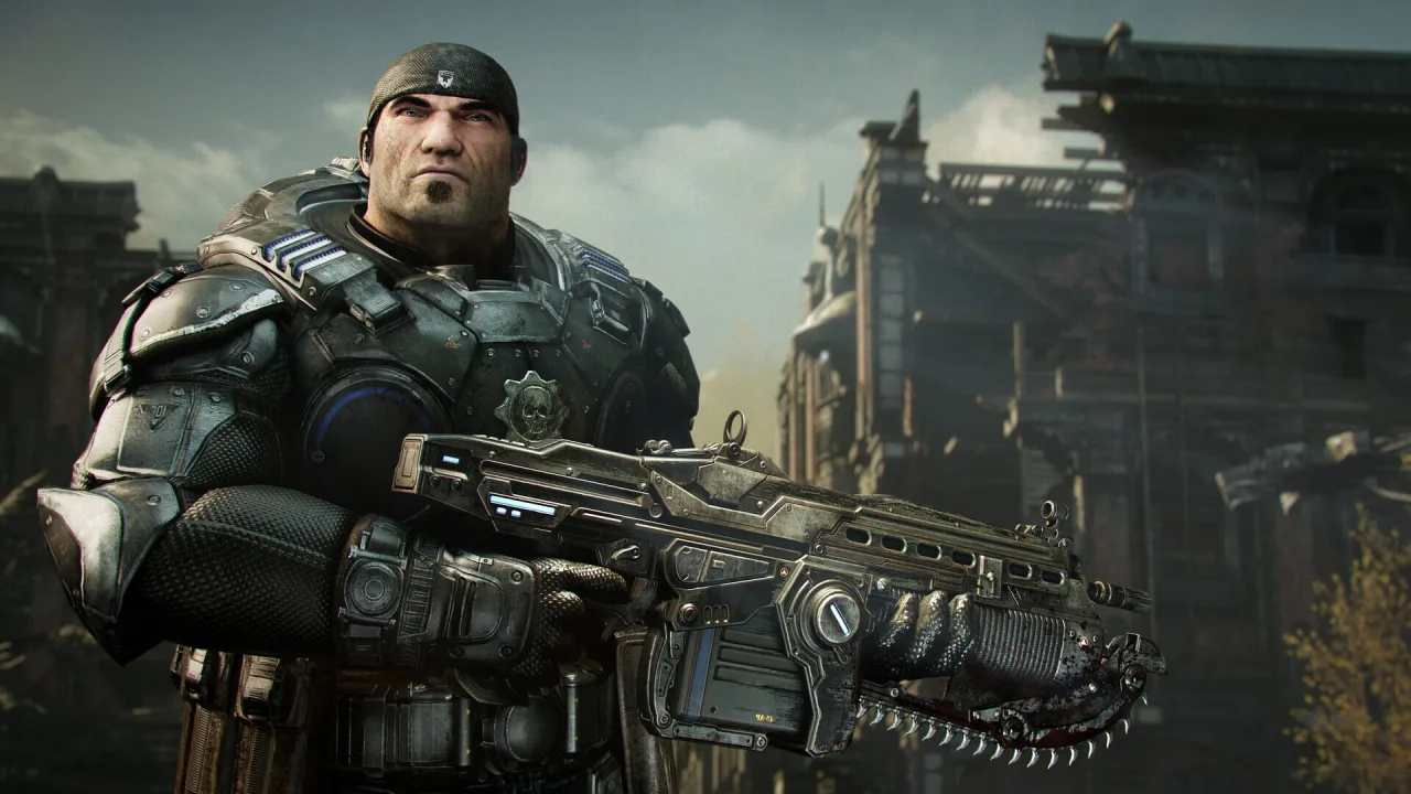 Cena do jogo Gears of War: E-Day