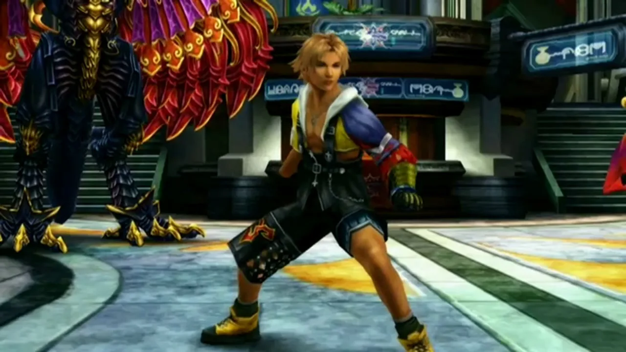 Cena do jogo Final Fantasy X