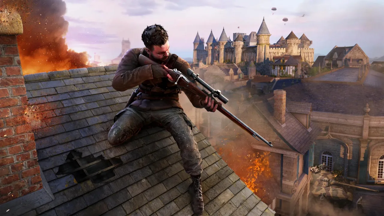 Cena do jogo Sniper Elite Resistance