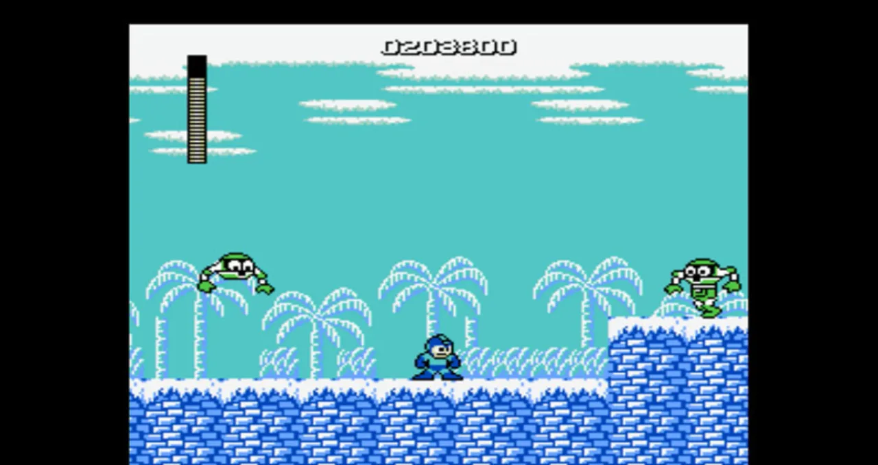 Cena do jogo Mega Man