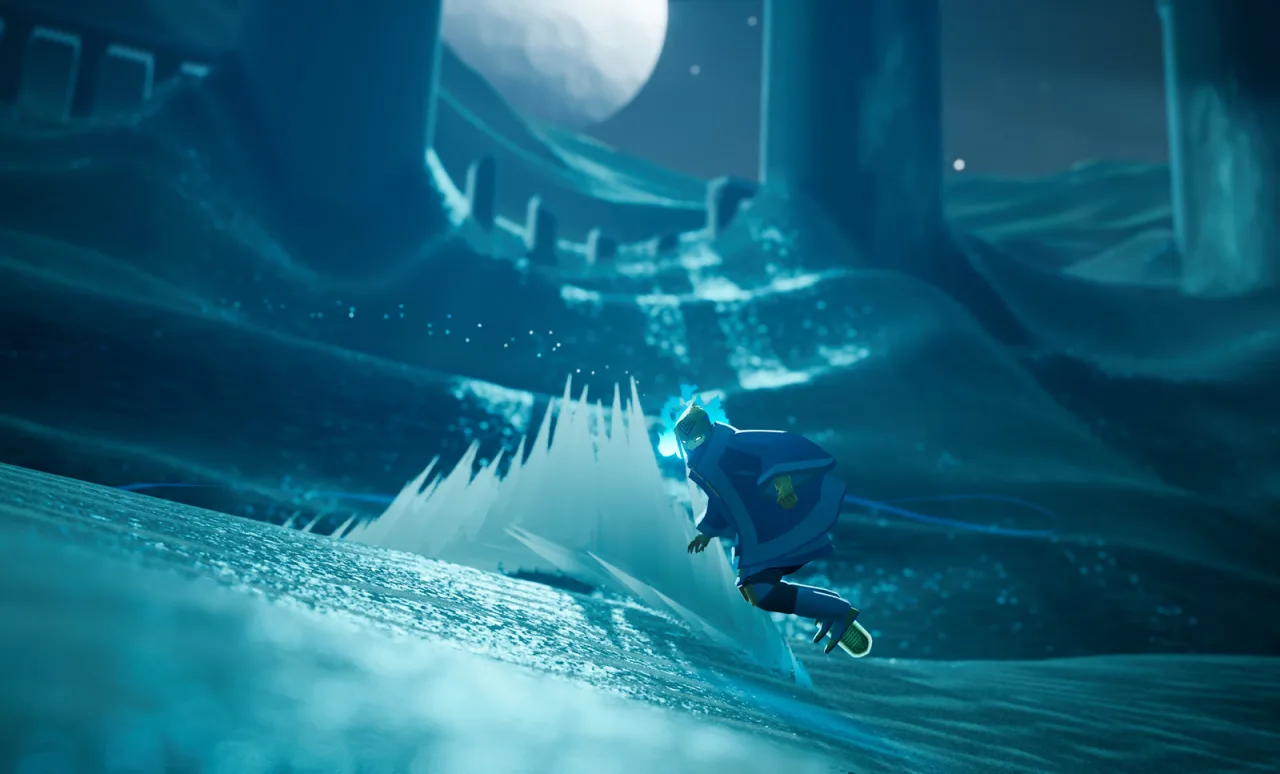Cena do jogo Sword of the Sea