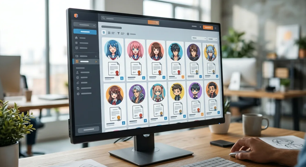 Logotipos da AniBiz, TBS, Toei Animation e TV Tokyo alinhados, simbolizando o investimento de US$ 6 mi