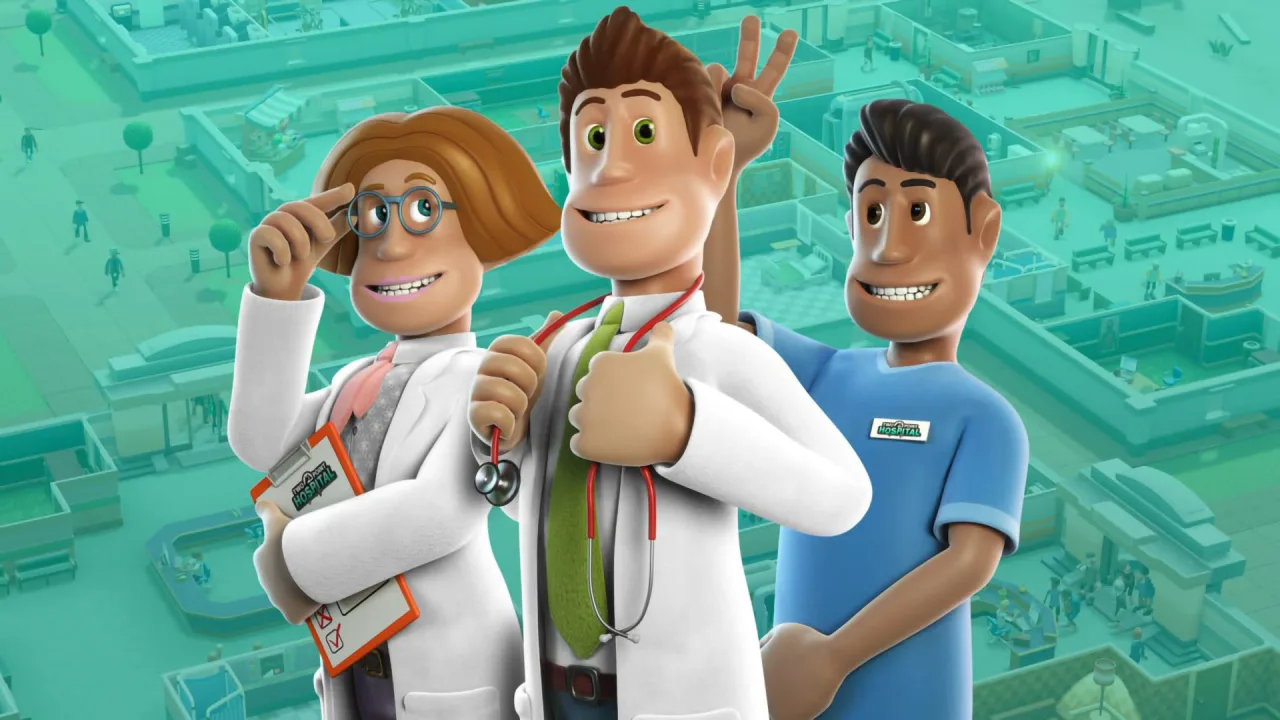 Cena do jogo Two Point Hospital