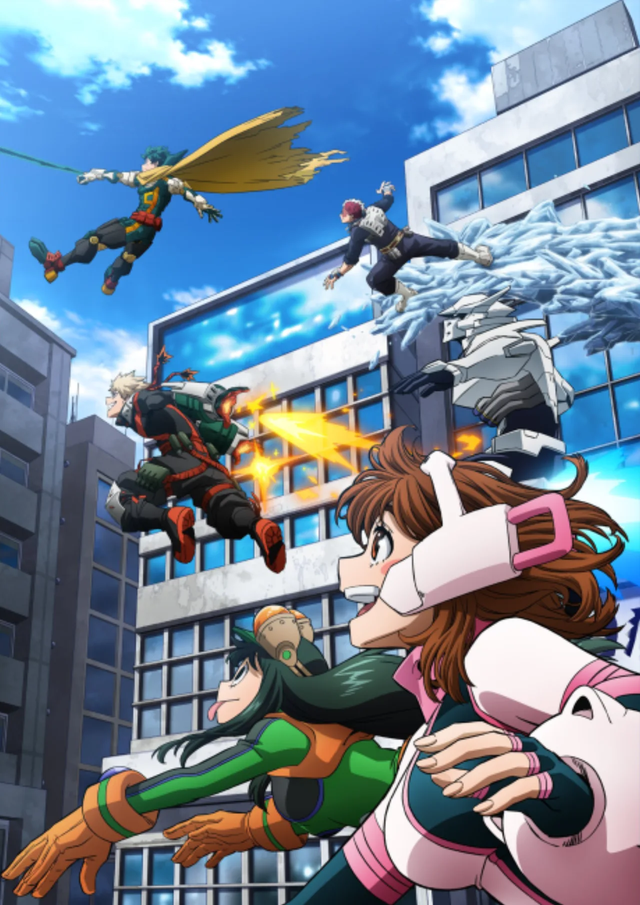 Cena do anime My Hero Academia