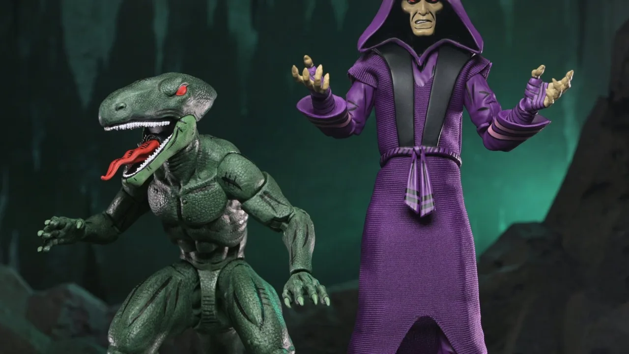 Imagem ilustrativa: NECA revela set de luxo com Daimyo Orkai e Raptor de TMNT Mirage