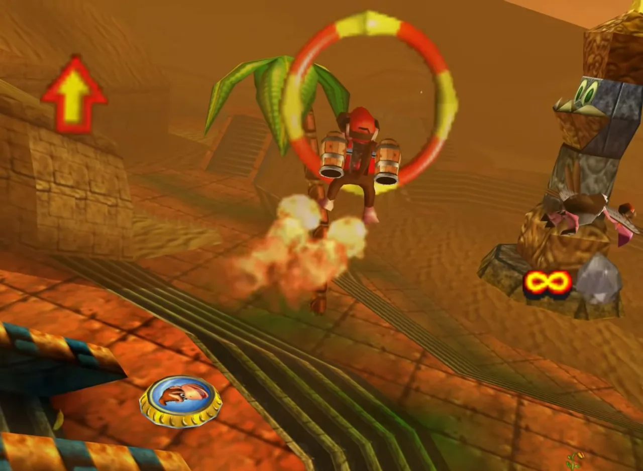 Cena do jogo Donkey Kong 64