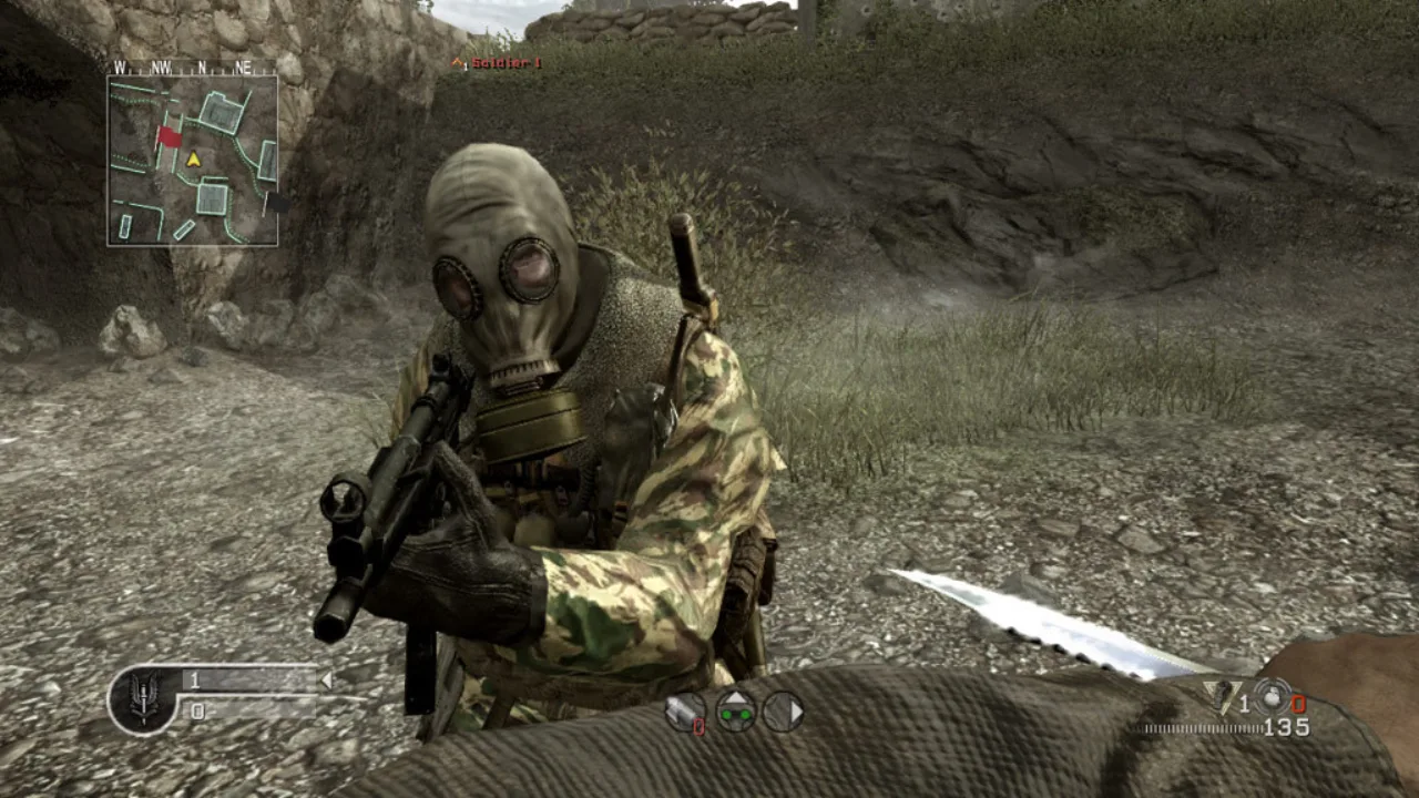 Cena do jogo Call of Duty: Modern Warfare 4