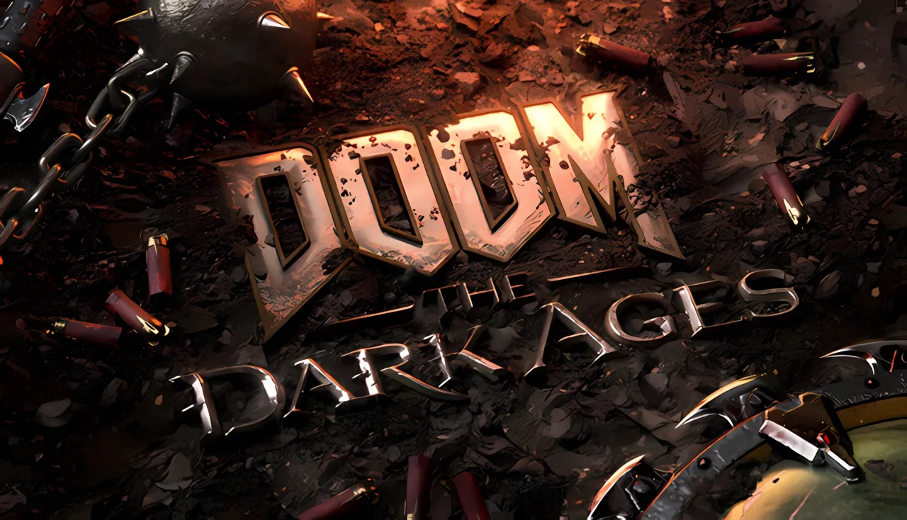 Cena do jogo DOOM: The Dark Ages