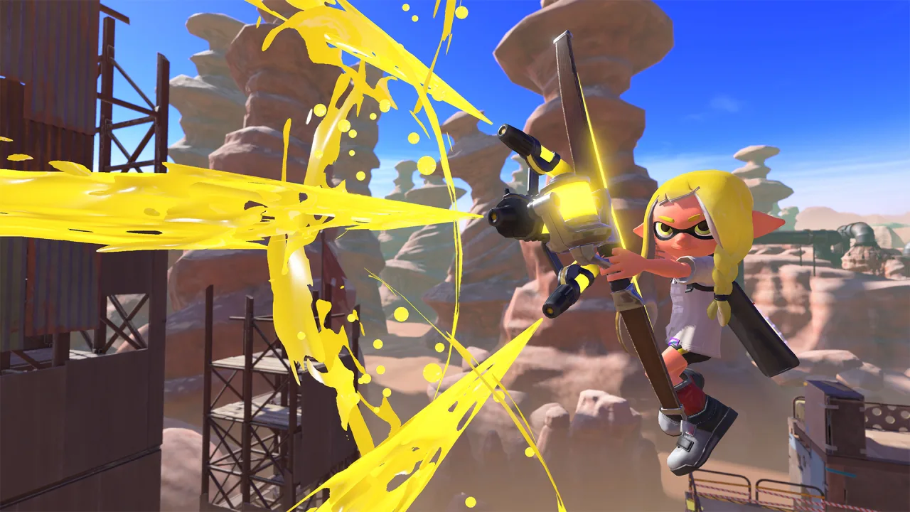 Cena do jogo Splatoon 3