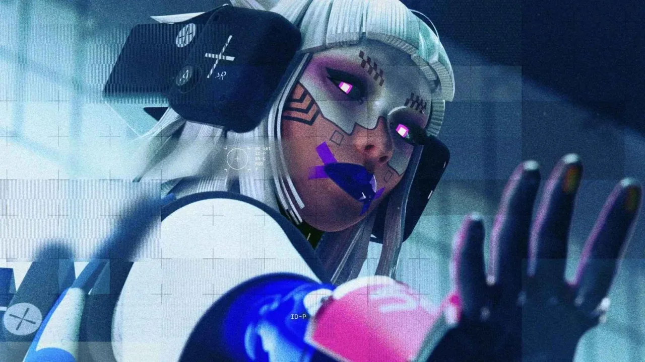 Logotipo da Bungie ao lado da capa de Marathon, mostrando um soldado futurista com rifle e fundo de nave espacial