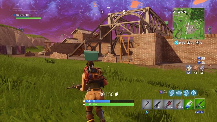 Cena do jogo Fortnite