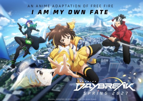 Cena do anime Free Fire Daybreak
