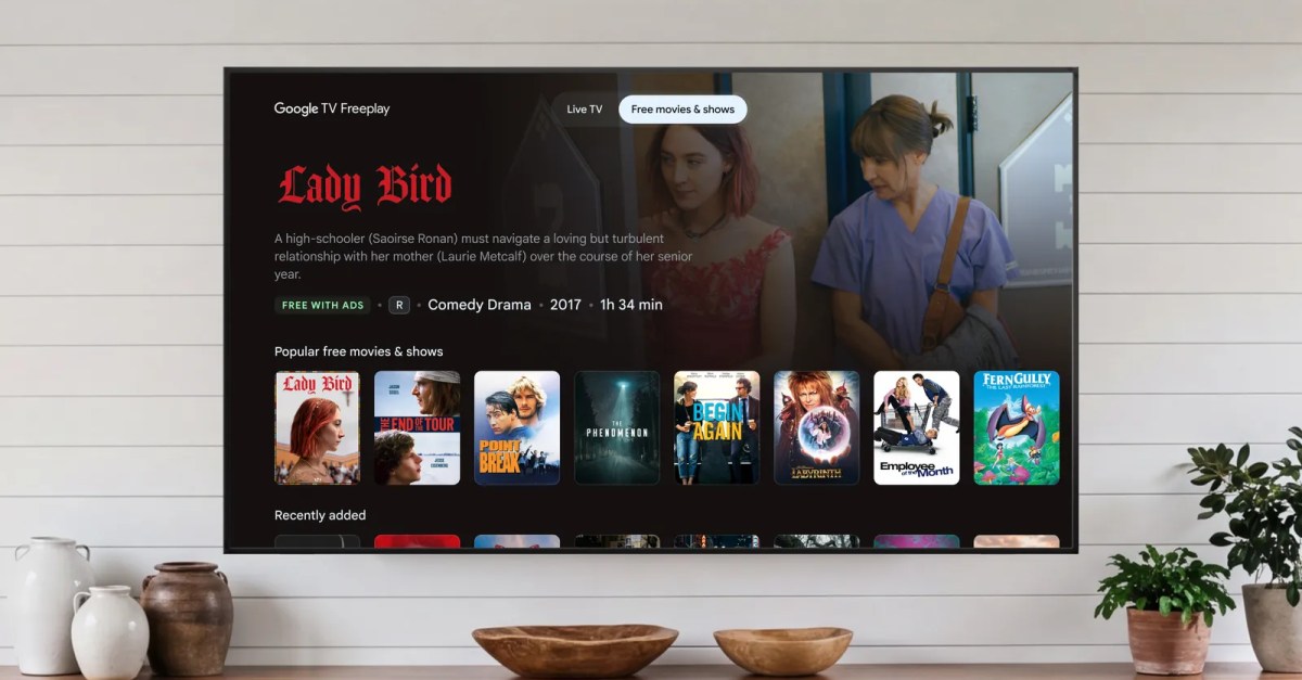 Imagem ilustrativa: Google TV Freeplay: agora com mais de 10 000 títulos on‑demand – o que muda?