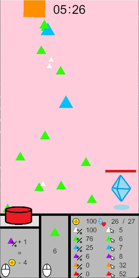Cena do jogo X button