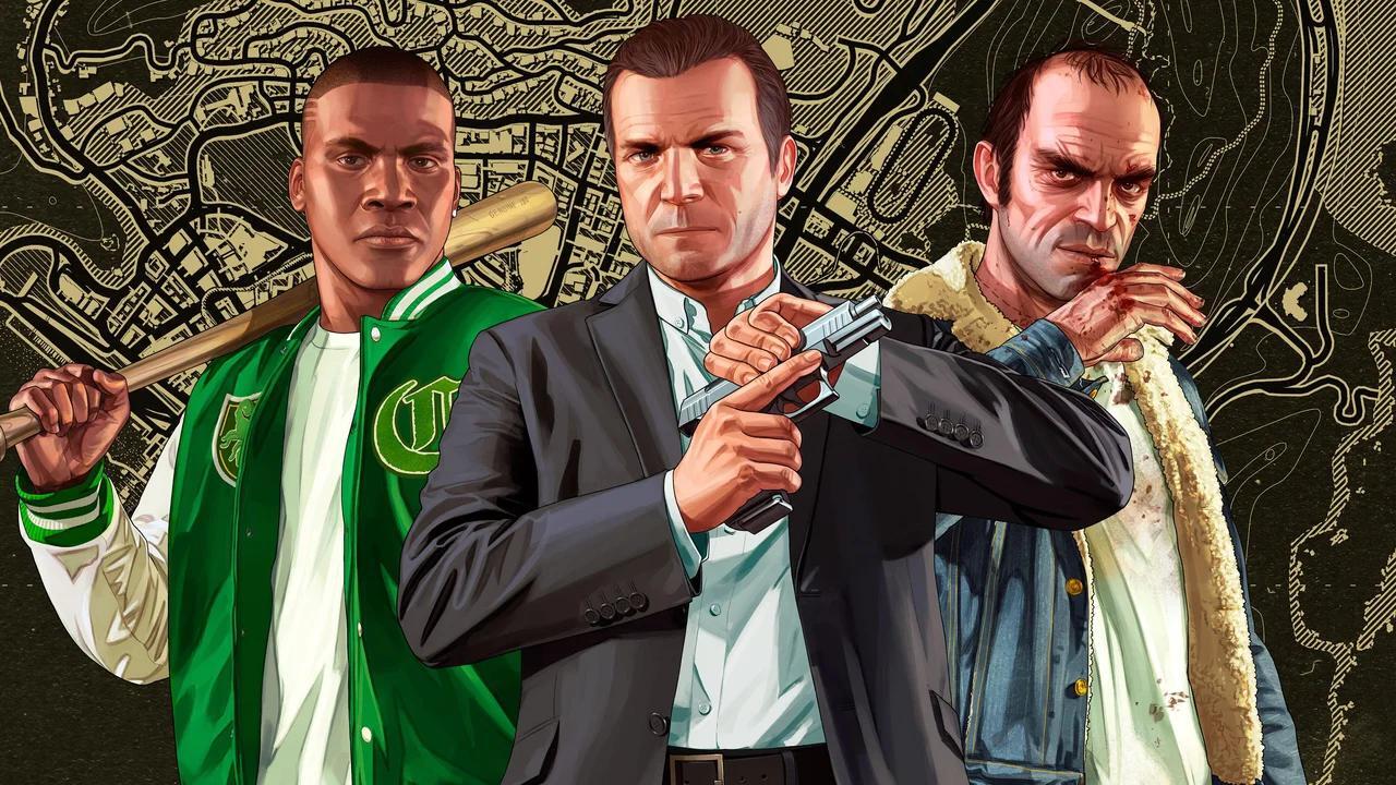 Cena do jogo Grand Theft Auto V