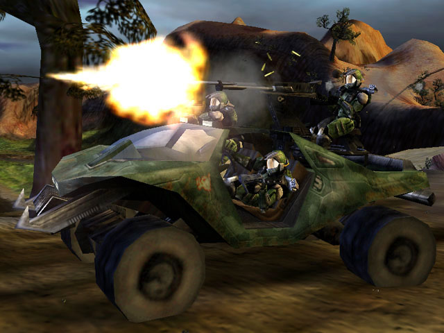 Cena do jogo Halo: Campaign Evolved