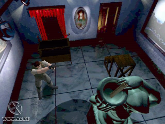 Cena do jogo Resident Evil