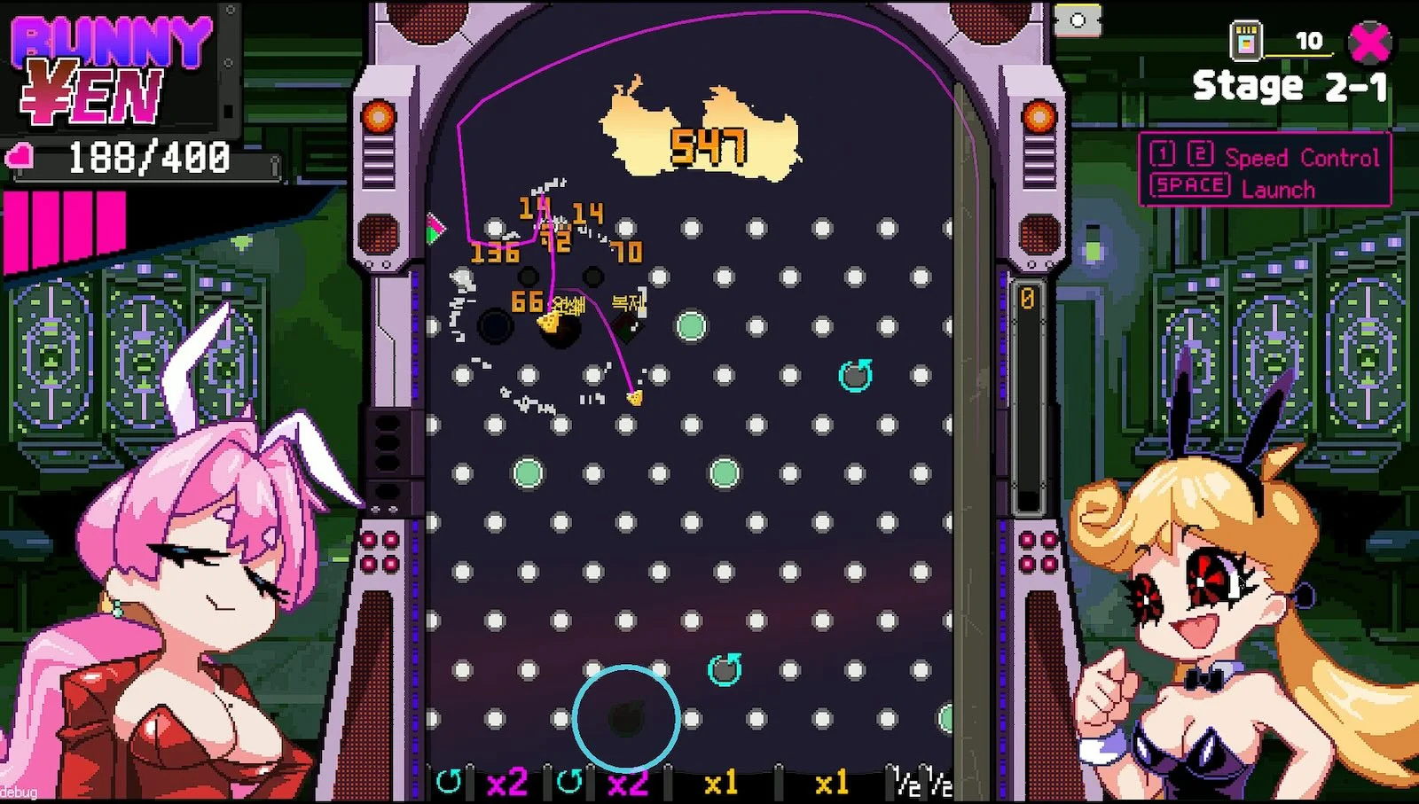 Imagem ilustrativa: High Roller Penny: o roguelike de pachinko que coloca você contra bunny girls mortais