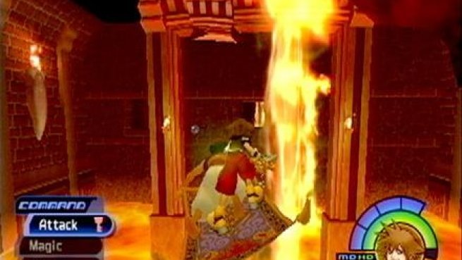 Cena do jogo Kingdom Hearts