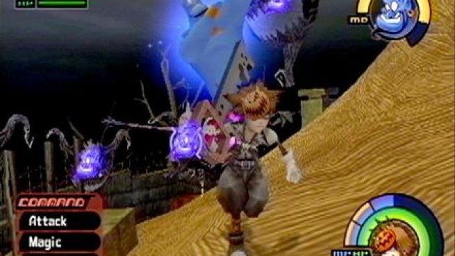 Cena do jogo Kingdom Hearts