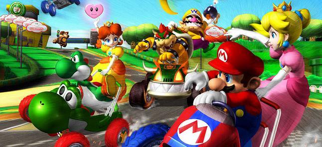 Cena do jogo Mario Kart Double Dash