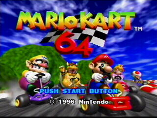 Cena do jogo Mario Kart World