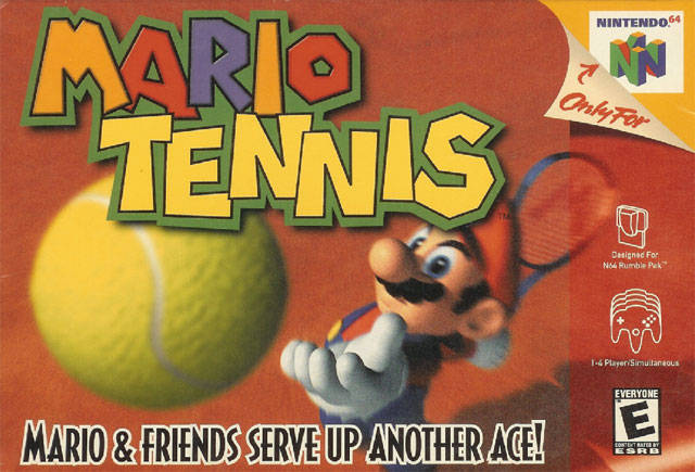 Cena do jogo Mario Tennis Fever