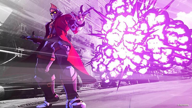 Cena do jogo Marvel Tokon: Fighting Souls
